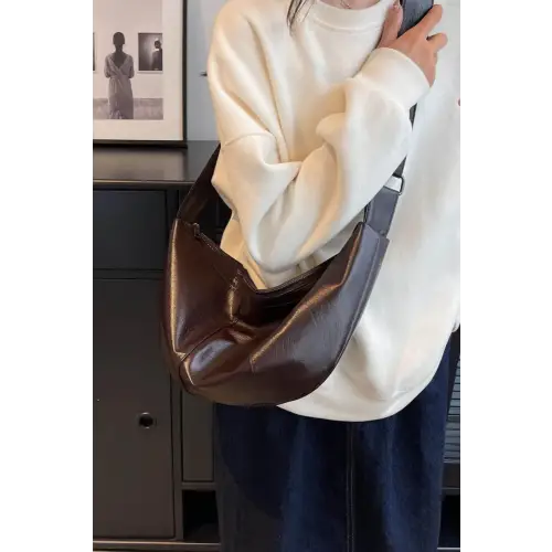 Stylish Leather Sling Bag with Authentic Tags
