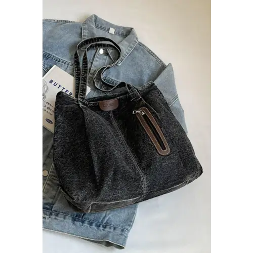 Stylish Medium Denim Tote Bag