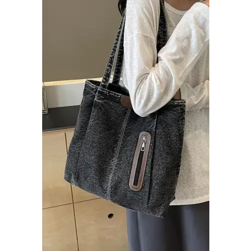 Stylish Medium Denim Tote Bag