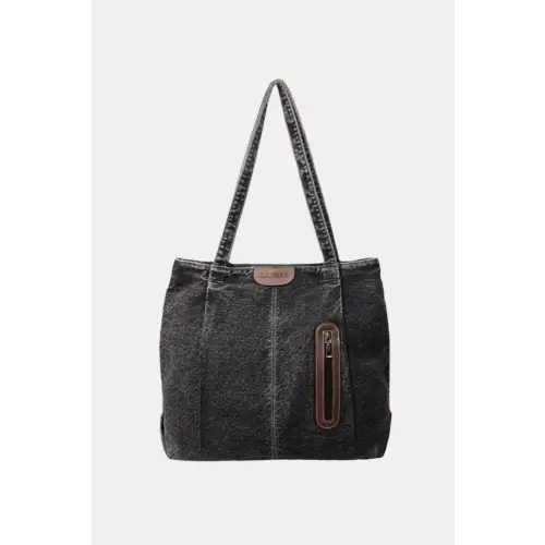 Stylish Medium Denim Tote Bag