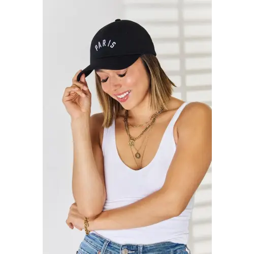 Stylish Embroidered City Baseball Cap