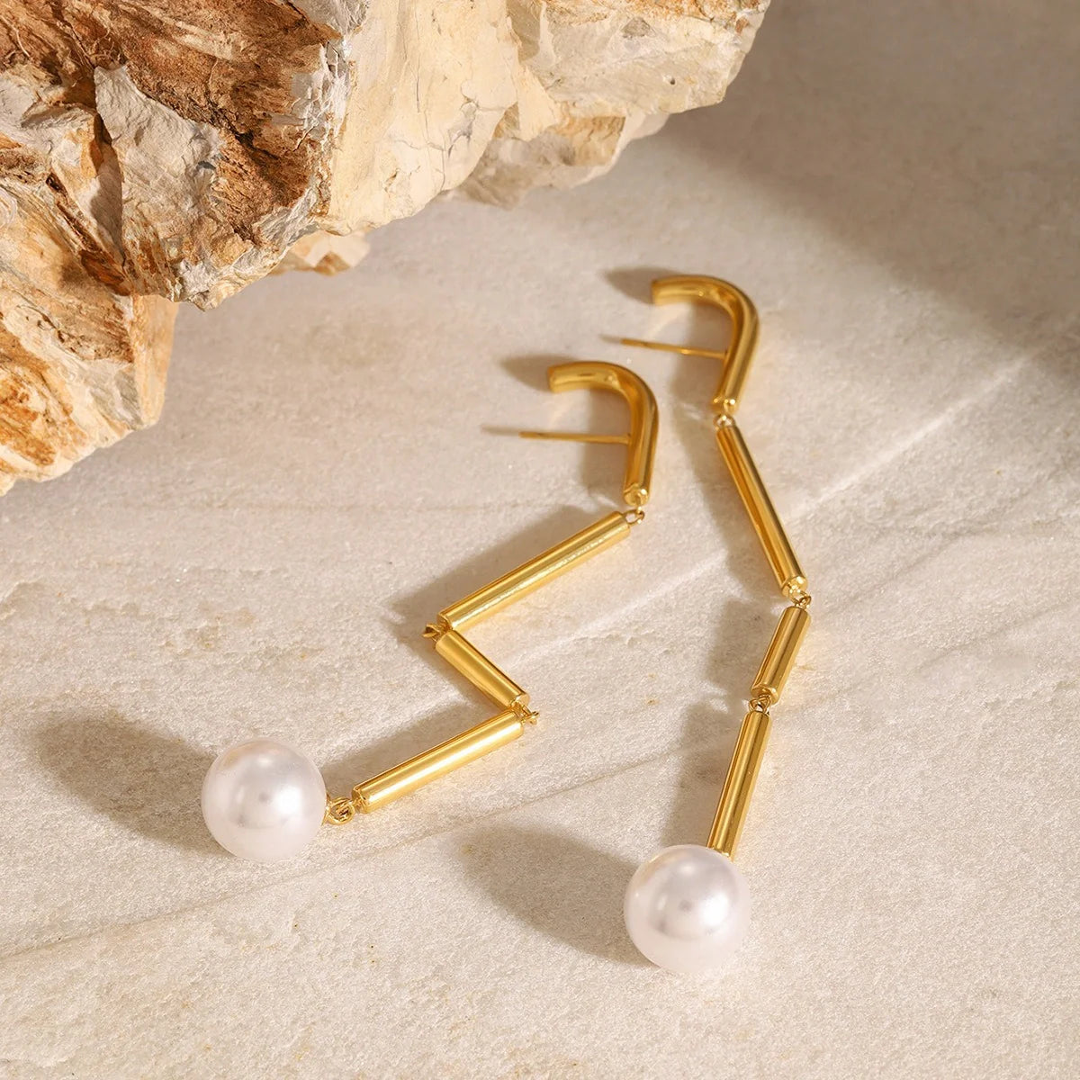 Tassel Design High-End Pearl Earrings