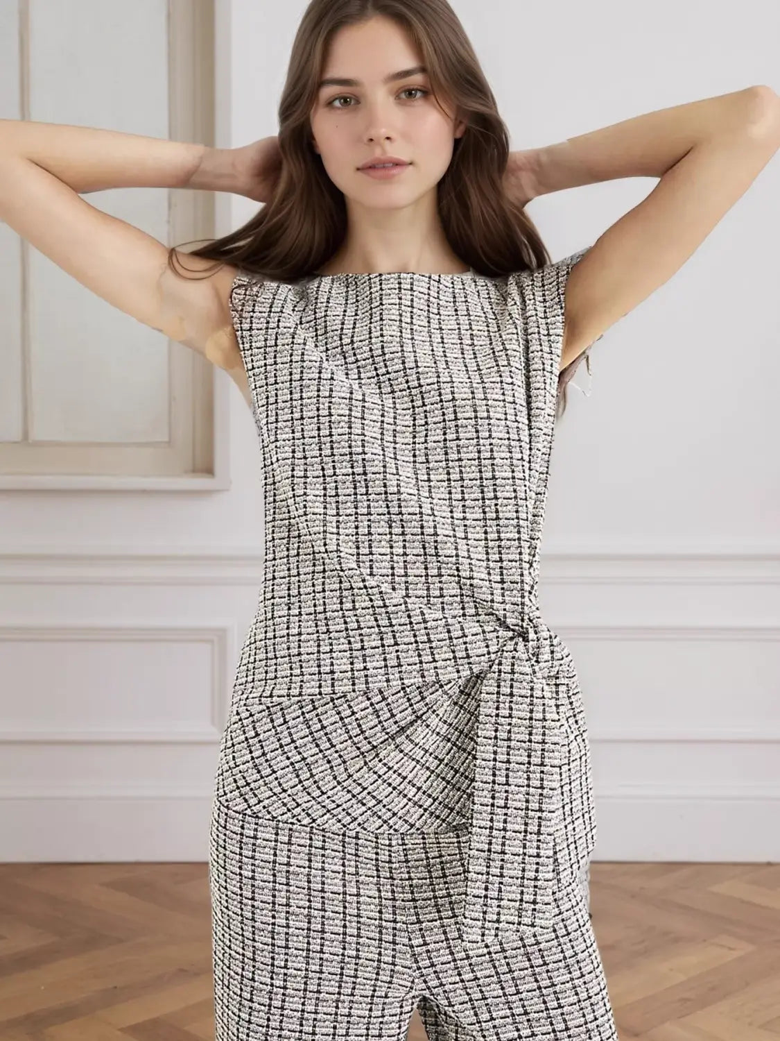 Your Perfect Tied Round Neck Set