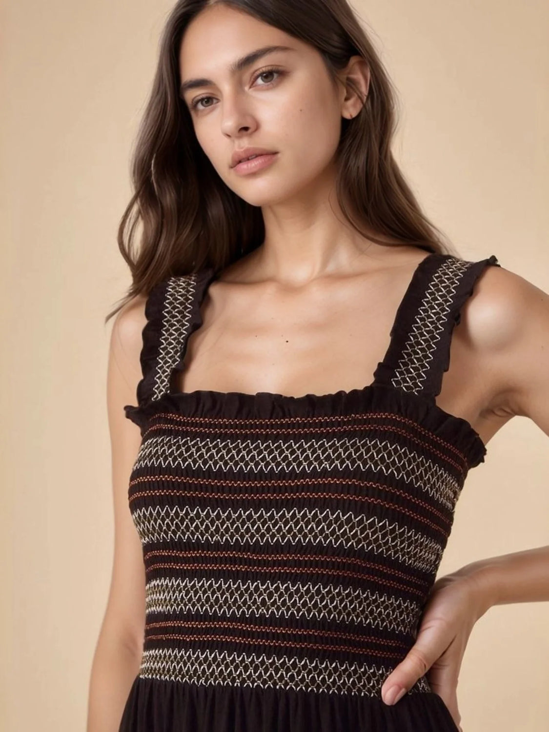 Tiered Siany Dress for Effortless Elegance and Versatile Styling