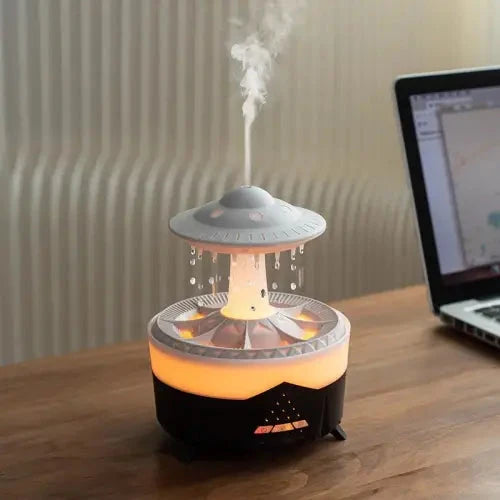 Rain Cloud and Volcano Humidifier