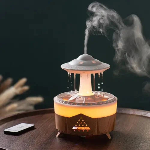 Rain Cloud and Volcano Humidifier