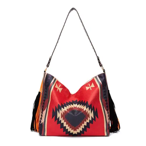 Geometric Canvas Tote Bag