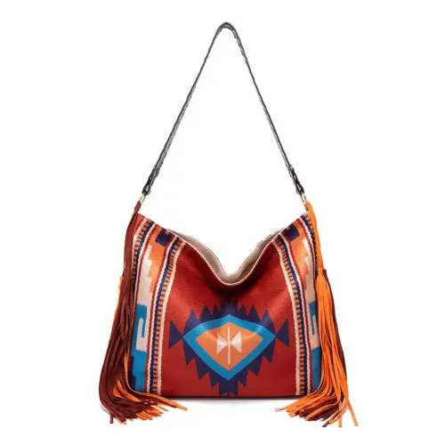 Geometric Canvas Tote Bag