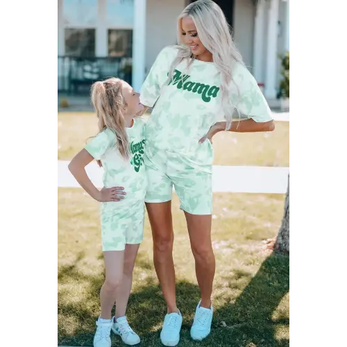 Trendy Girls Lounge Set - Printed Letter Graphic Lounge Set for Stylish Comfort