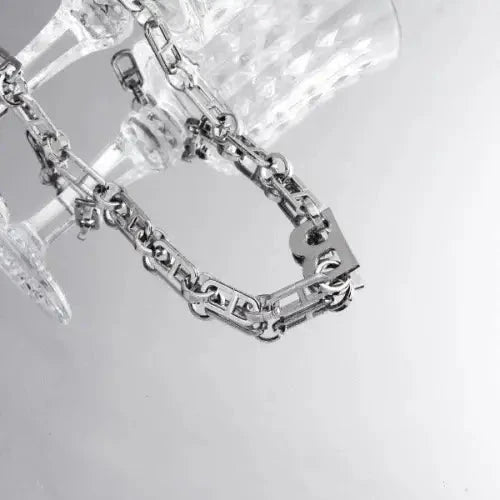 Hip Hop Gold Necklace B Letter