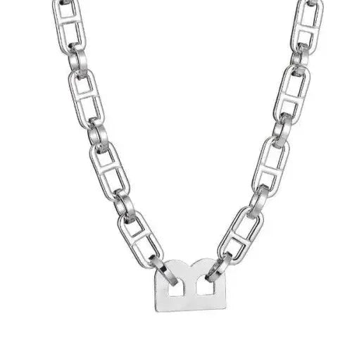 Hip Hop Gold Necklace B Letter