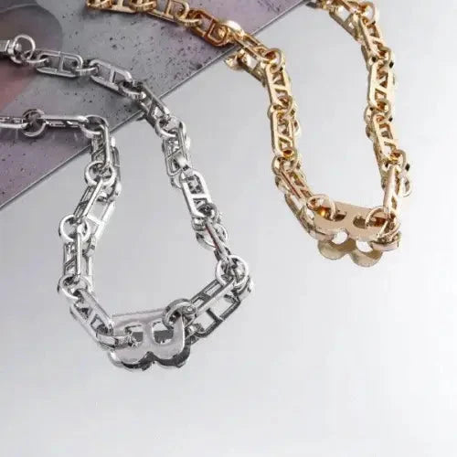 Hip Hop Gold Necklace B Letter
