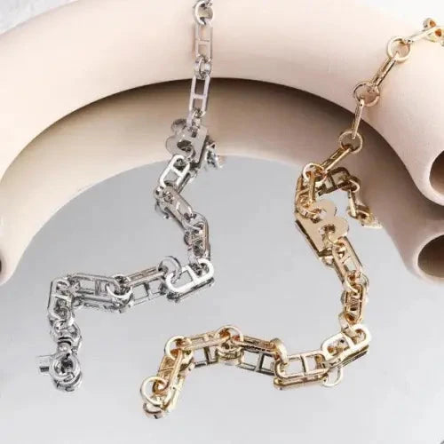 Hip Hop Gold Necklace B Letter