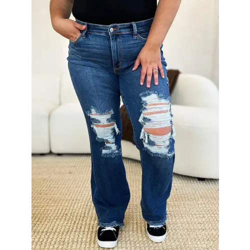 Trendy Mid Rise Jeans Medium