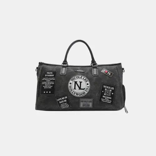 Trendy Denim Duffel Gray One Size