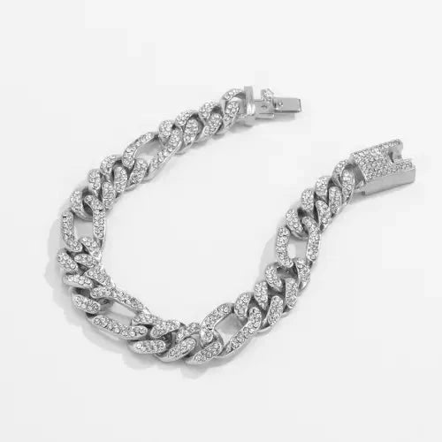 Personalized Diamond Gold Bracelet