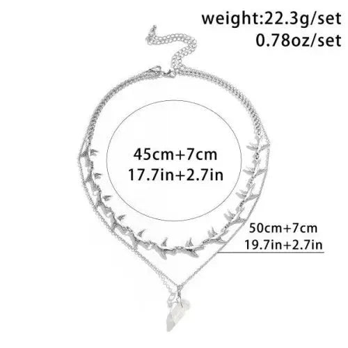 Silver Bird Necklace