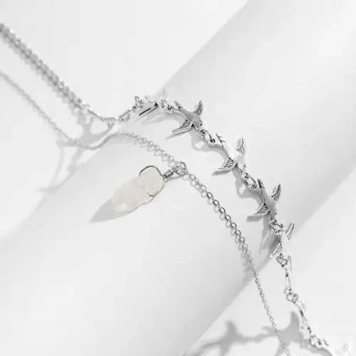 Silver Bird Necklace