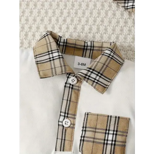 Trendy Two Piece Baby Outfit with Pockets for Little Ones