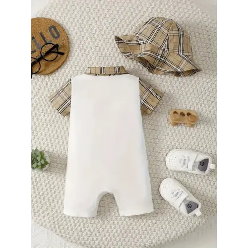 Trendy Two Piece Baby Outfit with Pockets for Little Ones