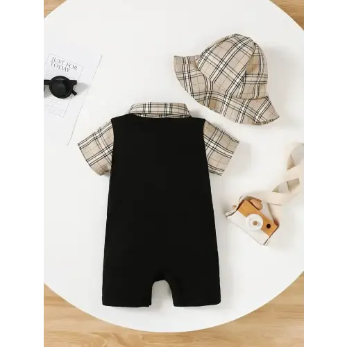 Trendy Two Piece Baby Outfit with Pockets for Little Ones