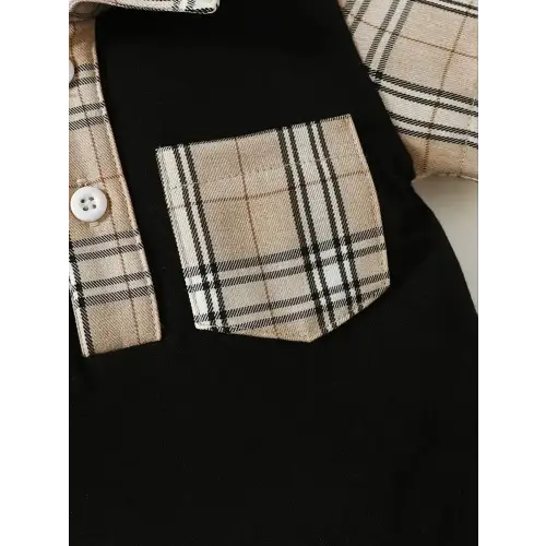 Trendy Two Piece Baby Outfit with Pockets for Little Ones