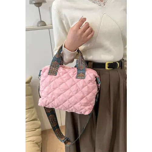 Trendy Bubble Textured Printed Strap Handbag for Fashionistas