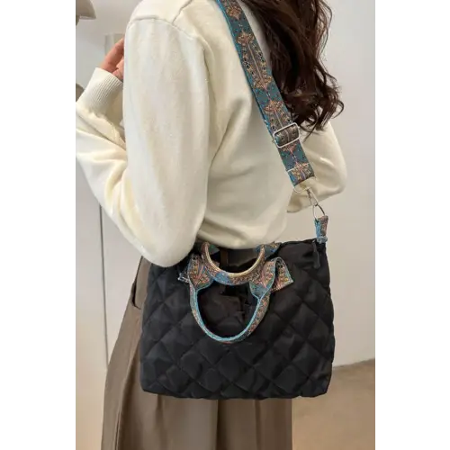 Trendy Bubble Textured Printed Strap Handbag for Fashionistas