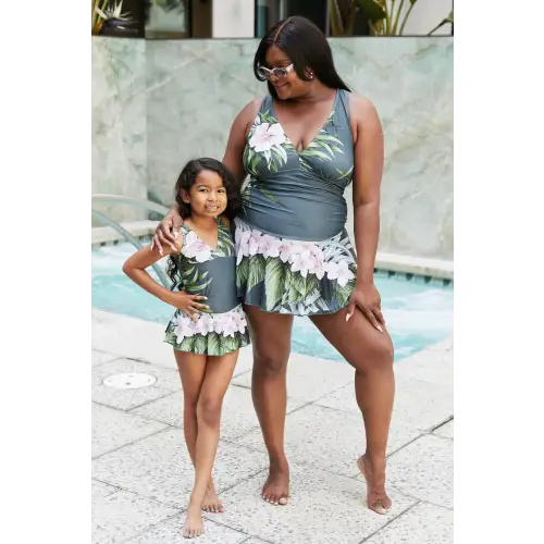 Tropical Swim Dress Aloha Forest