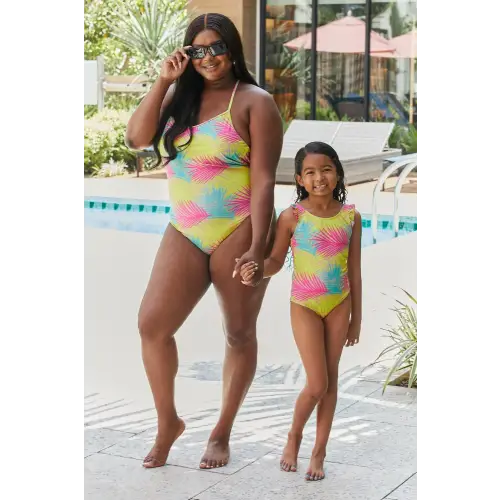 High Tide Swimsuit Multi Palms