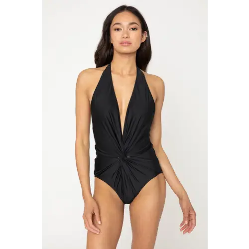 Twisted Plunge Swimsuit