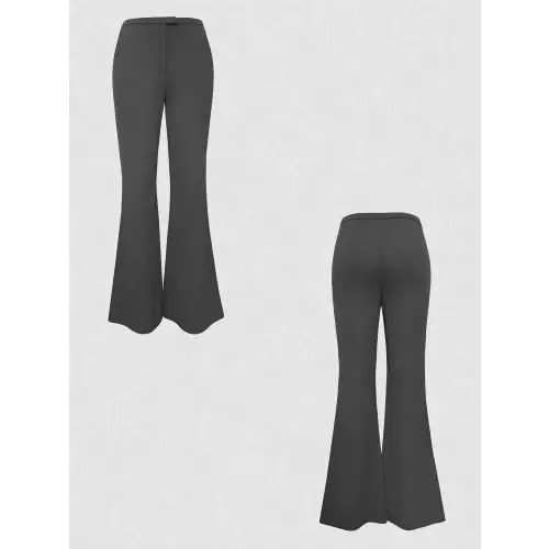 Comfortable Buttoned Trousers