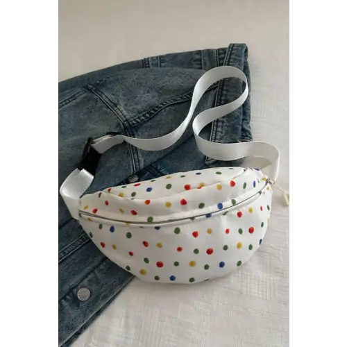 Vibrant Contrast Polka Dot Crossbody Bag for Stylish Adventures
