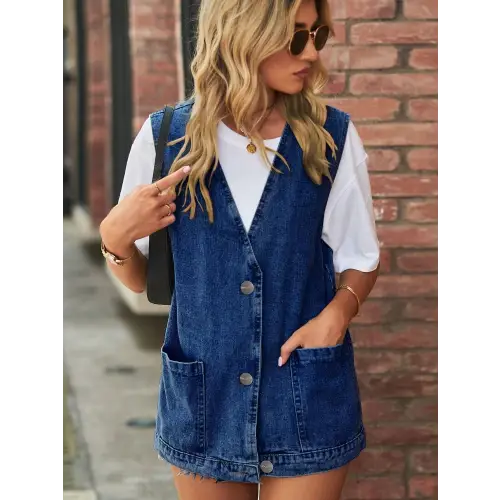 Denim Vest Medium