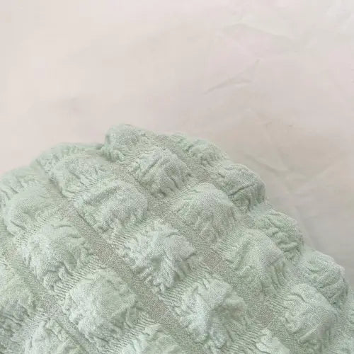 Vibrant Light Green Small Texture Handbag