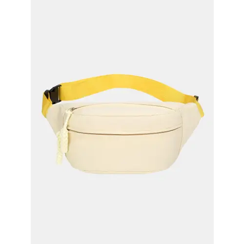 Vibrant Oxford Cloth Sling Bag Pastel Yellow One Size