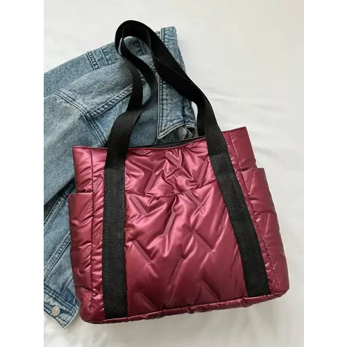 Vibrant Solid Color Tote Bags with Stylish Black Straps
