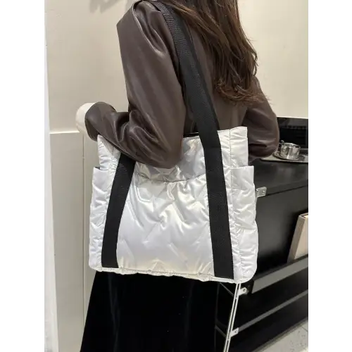 Vibrant Solid Color Tote Bags with Stylish Black Straps