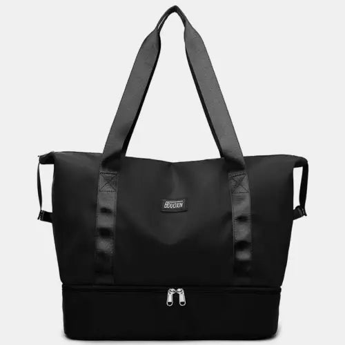 Vibrant Two-Toned Travel Bag