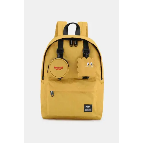 Yellow Canvas Backpack Yellow One Size