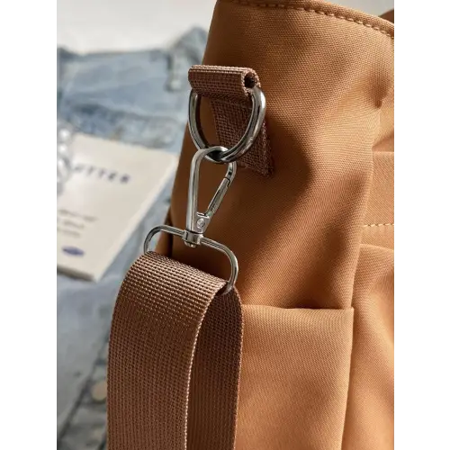 Vibrant Nylon Solid Color Tote Bag