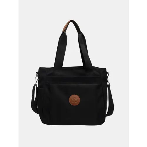 Vibrant Nylon Solid Color Tote Bag