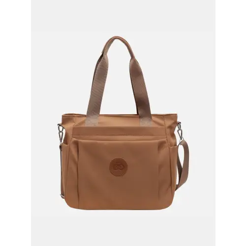 Vibrant Nylon Solid Color Tote Bag