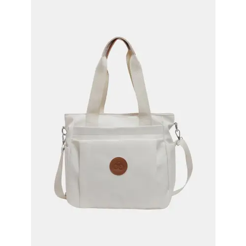 Vibrant Nylon Solid Color Tote Bag