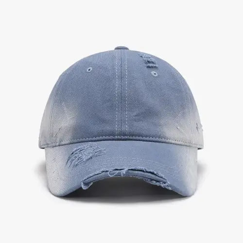 Trendy Cotton Hat Light Blue One Size