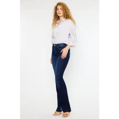 Vintage Mid Rise Flare Jeans