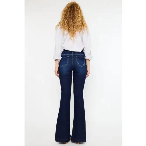 Vintage Mid Rise Flare Jeans