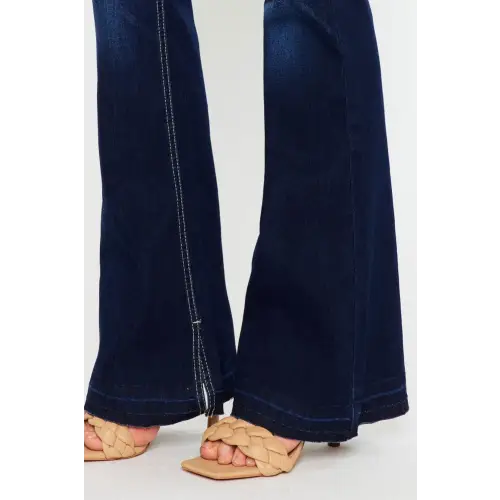 Vintage Mid Rise Flare Jeans