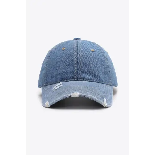 Vintage-Look Distressed Adjustable Baseball Cap