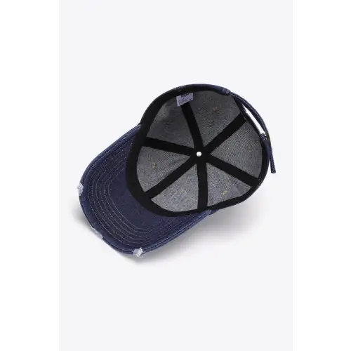 Vintage-Look Distressed Adjustable Baseball Cap